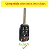 QIXIUBIA for Honda Key Fob Cover Smart Key Shell with