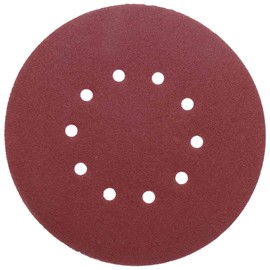 Haskoss 225mm Sanding Disc Pads, 25 Pcs Hook and Loop Sandpaper Sheets for Random Orbital Sanders (80 Grit)