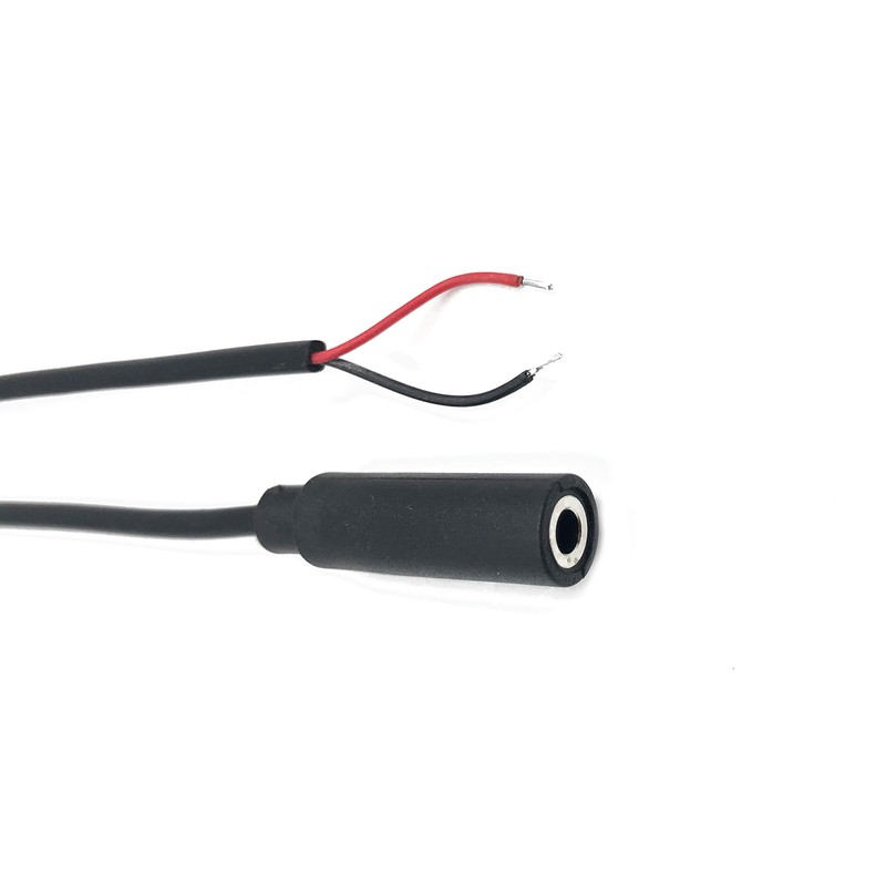 daier 6Pcs 3.5mm Female Jack to Bare Wire Open End