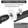 Inside Pipe Cutter for PVC Pipe with Adjustable Depth Gauge