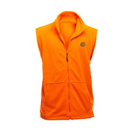 TrailCrest by Treel Men's Fleece Safety Blaze Orange High Visibility Hunting Vest, 4X