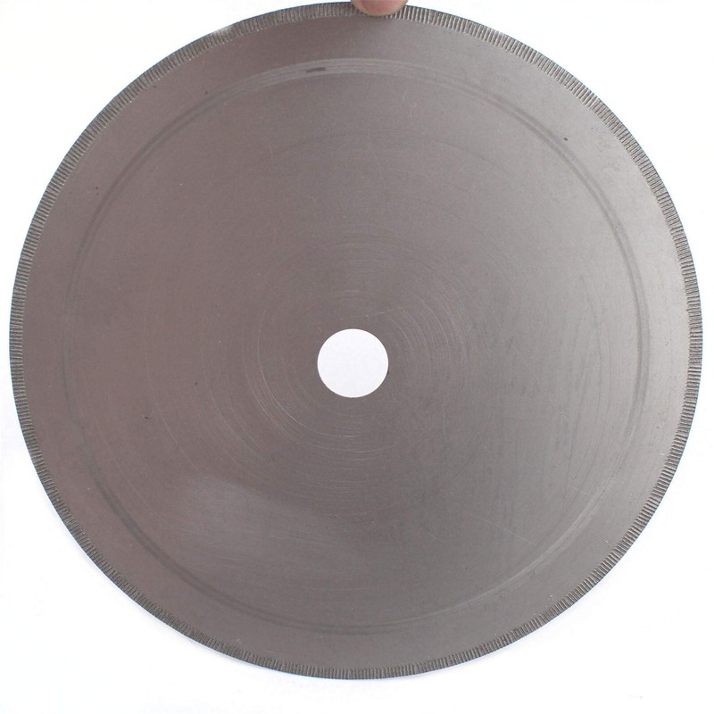 ILOVETOOL 10" inch 250mm Notched Rim 1.6mm Diamond Lapidary Rock