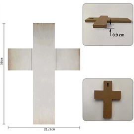 Psalm 127:1 Unless The Lord Builds The House, The Builders Labor in Vain Pictures Bathroom Wall Door Hanging Decor Signs Wall Sticker Wooden Home Decoration Sign Cross