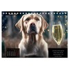 The Funny Labrador Calendar (Desk Calendar 2026 DIN A5 Landscape),
