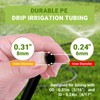 66FT 5/16in Drip Irrigation Hose for 360 ° Adjustable Drip