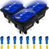 MKBKLLJY 3 Piece Momentary Polarity Reverse Switch Waterproof DC 20A