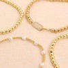 Tyebiva Gold Bracelets Stack Set for Women, Summer Trendy 4Pcs