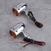 Hlyjoon 2Pcs Moto Turn Signal Light LED Retro Motorcycle Turning