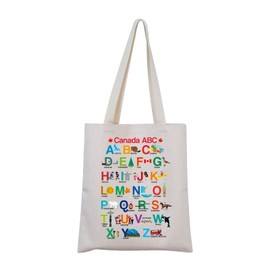 Canada Tote Bag Canada State Gift Canada Keepsake Gift Canada Eco Tote Bag Canada Shopping Bag (Canada Tote CA)