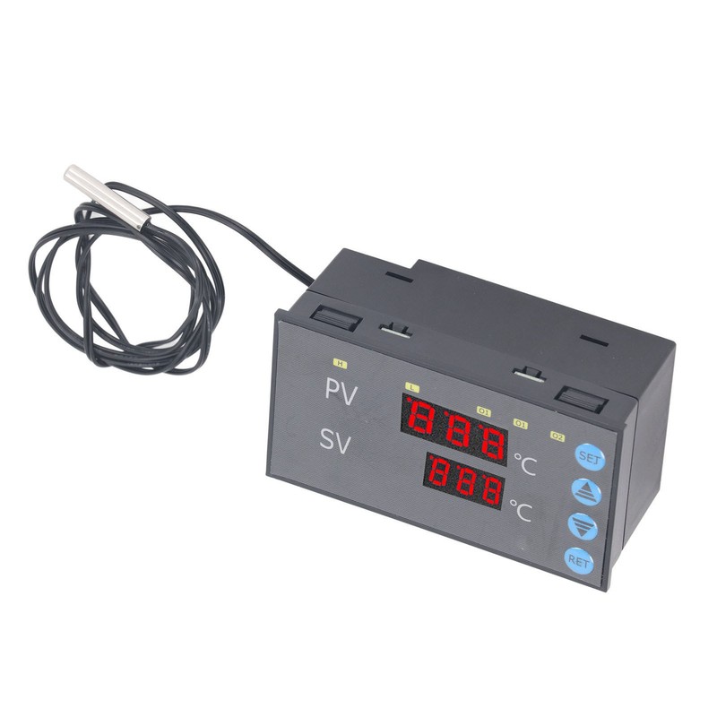 220VAC Embedded Temperature Controller ‑50‑120℃ High Accuracy Digital Thermostat Switch