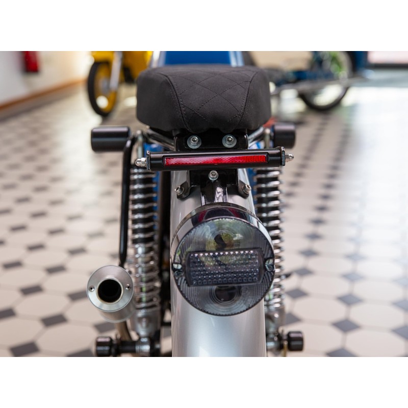 Black 3D Print Rear Rack Rack Hook Handle with Reflector