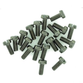 M1 (1mm x 10mm) Slot Cheese Machine Screw (Bolt) - Stainless Steel (A2) (Pack of 20)