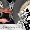 Pafessa X-Shaped RV Wheel Chock Fit 3.25” to 10.5” Camper