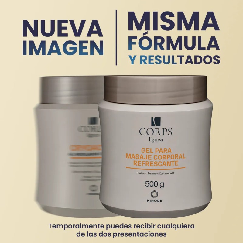 Hinode Kit 3 Gel Corps Gelcorps Moldeador Reductor Corporal
