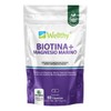 Biotina Magnesio Marino 60 Caps Wellthy