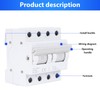 Jadeshay Manual Transfer Switch, 2-Pin 125A Load Disconnect Switch, Dual