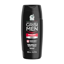 Grisi | Shower Gel Men | Jabón liquidopara cuerpo y cabello doble acción | brinda hidratación y frescura intensa | aroma masculino | 450ml