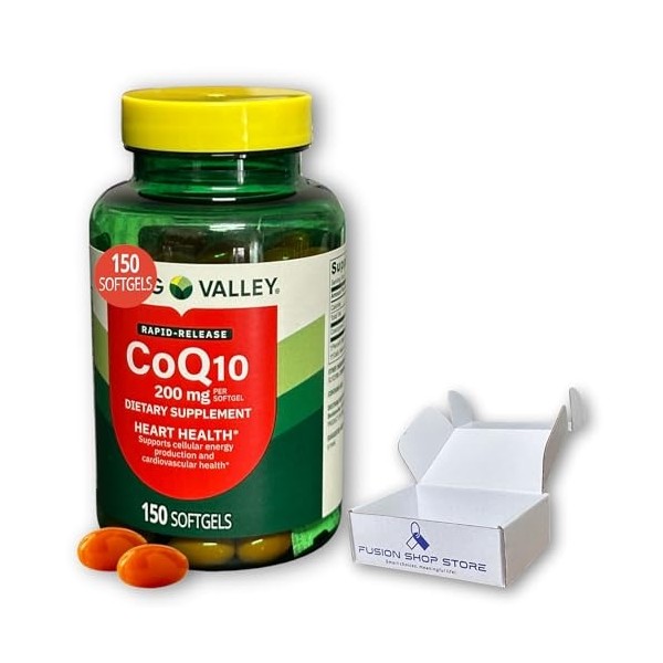 CoQ10 200mg- Rapid Release Softgels, 150Ct (Pack of 1), Boxed