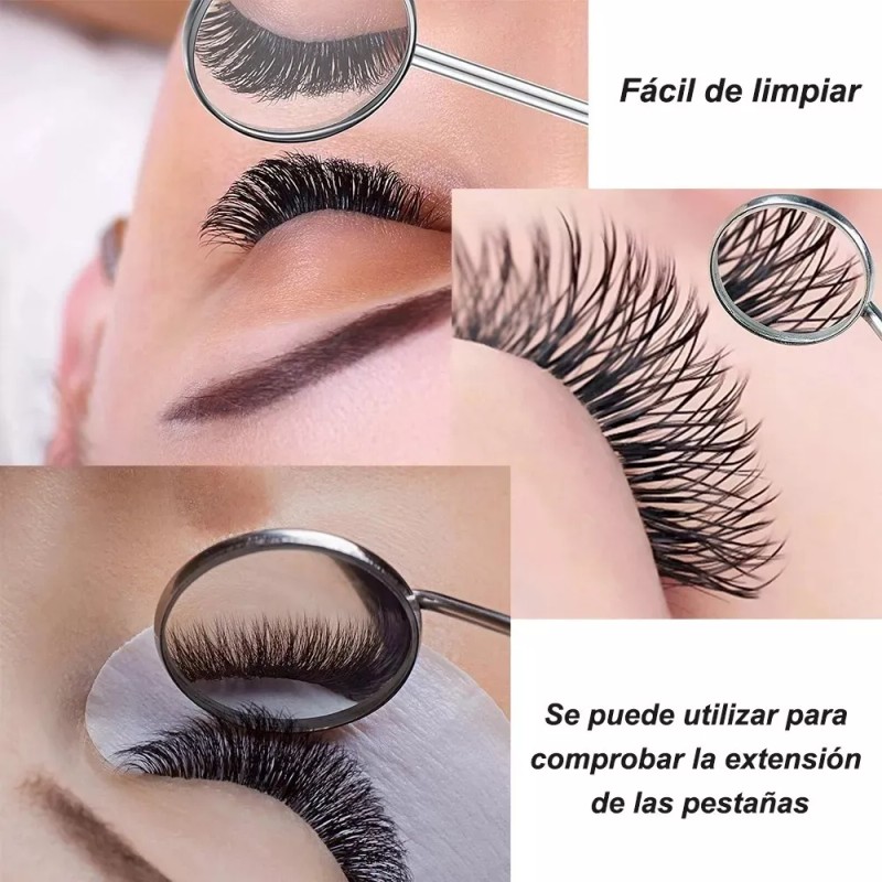 Eyelash Art Espejo Para Extensión De Pestañas Mink 1x1 Belleza