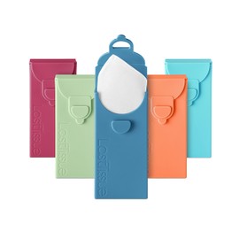 LastTissue® Reusable Cotton Tissue Pack – Sustainable, Durable, Eco-Conscious, Portable & Washable Facial Tissues for Men and Women with Travel Handkerchief Storage Case