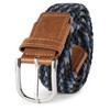 Indicode Unisex different belt, 40 mm wide, metal belt buckle