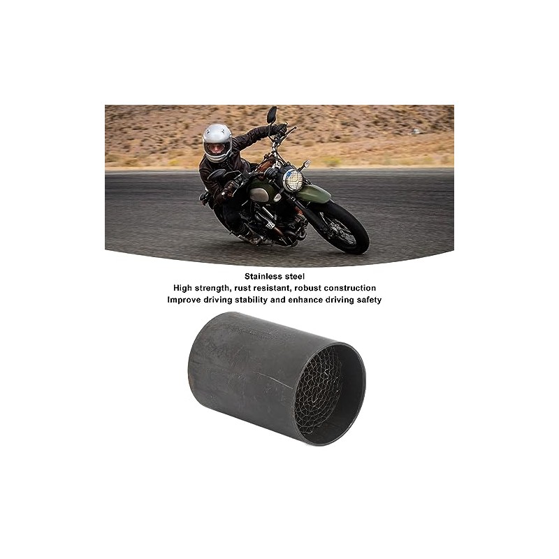 Motorcycle Exhaust Pipe Catalytic Converter Stainless Steel Front Middle Exhaust