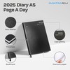 MantraRaj 2025 A5 Day A Page Diary with Hard Backed