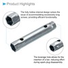 CoCud Double Ended Motorcycle Ignition Spark Plug Spanner, 10-12mm, Deep