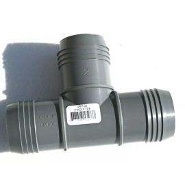Plumb EEZE 1 New Gray Poly Insert 3 way 2" Tee  2" x 2"  x 2"  Plumb EEZE Barb Canada