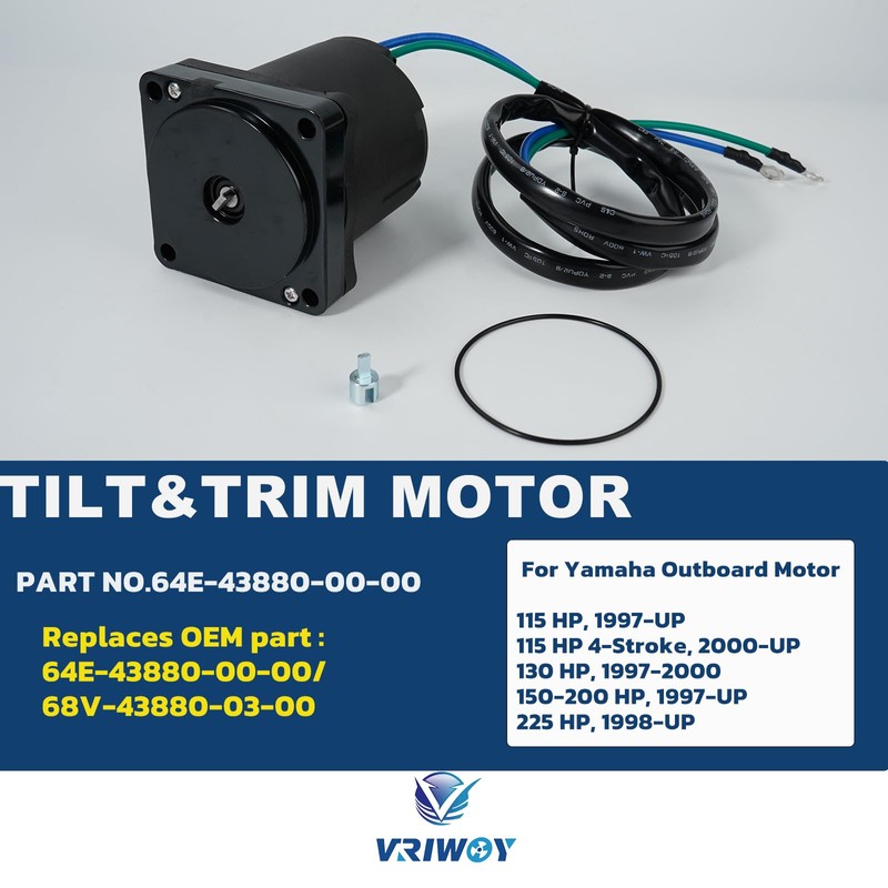 Tilt Trim Motor Replacement 64E-43880-00/01/03/04-00， 68V-43880-00/01/03/04-00，67H-43800-00/01/03/04-00 For Yamaha Outboard Motor