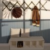 WEBI Accordion Wall Hanger,Accordion Hat Rack for Wall,Expandable Wooden Coat