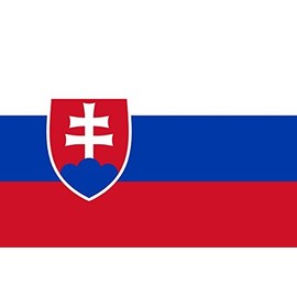 Perfectflags Slovakia Flag 3ft x 2ft Medium - 100% Polyester - Metal Eyelets - Double Stitched