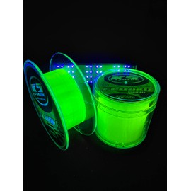 K9 550-17lb-HV Hi-Vis Yellow Fluoro Line 550 Yard Spool 17lb Test