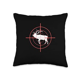 Elk Target Bowman Throw Pillow, 16x16, Multicolor