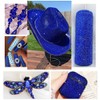 qiipii 400pcs SS30 Royal Blue Nail Rhinestones Bulk Crystal Sapphire