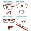 Eyekepper Oversized Reading Glasses Square Large Frame Readers for Men