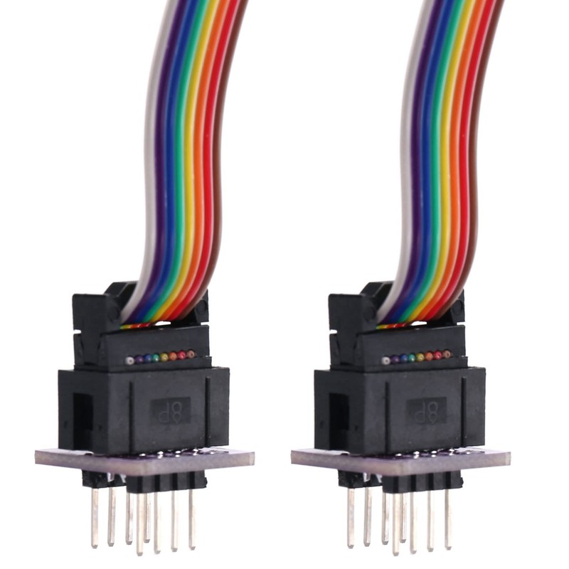 Hopbucan SOIC8 SOP8 Test Clip Probe Line for EEPROM 93CXX/25CXX/24CXX