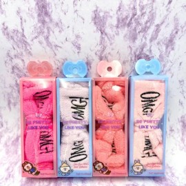 4 Banda Sujetadora Cabello Maquillaje Diadema Spa Skincare                                                                                            
