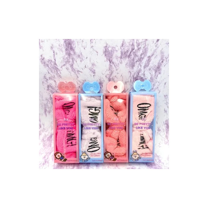 4 Banda Sujetadora Cabello Maquillaje Diadema Spa Skincare
