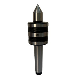 Mantouxixi MT2 Medium Duty Live Revolving Center, Professional Carbon Steel Morse Taper Precision 0.0003" Lathes CNC Long Spindle Lathe Tool for Lathe Tailstock Machine