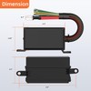 DaierTek 12V Relay Box 6 Way12 AWG Pre-Wired Waterproof Relay