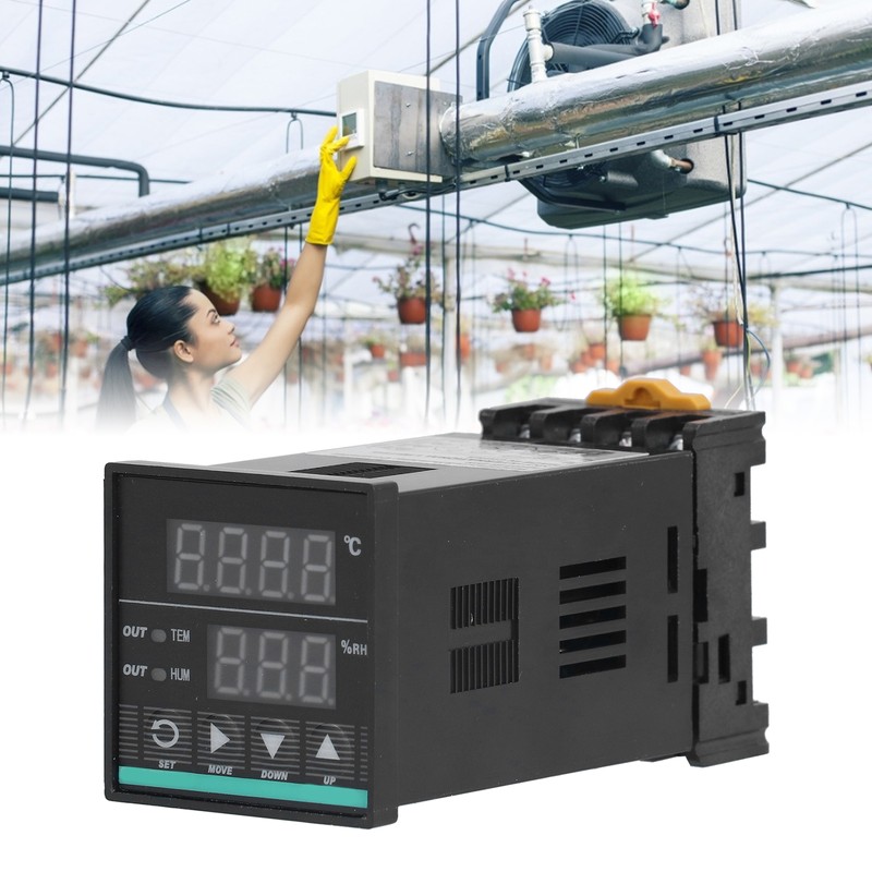 Temperature Humidity Controller High Accuracy Digital Smart Monitor MH0348-DIN AC85‑265V