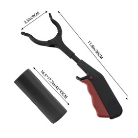 2 Pieces Garbage Collector with 1 Roll Garbage Bags Pick-up Tool Garbage Clips Pickup Tool Reaching Tool Aid Grab Stick for Disabled Multipurpose Auxiliary Picking Tool