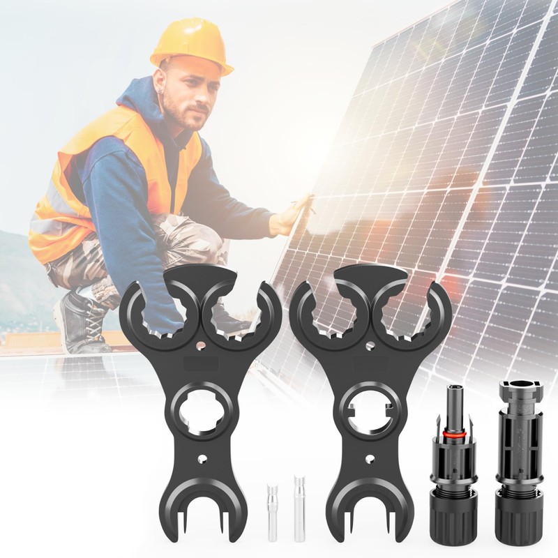 deleyCON Solar Plug 12 Pairs - PV4 Solar Plug Male