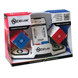 Nexcube Competition Pack, Speed Cube with 2 x 3 x 3 Cubes, Rubik's Cube from 8 Years