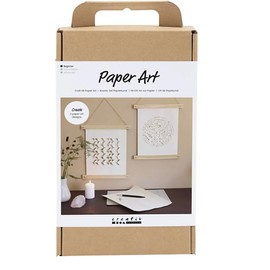 Paper Art Craft Set, Natural, 1 Pack