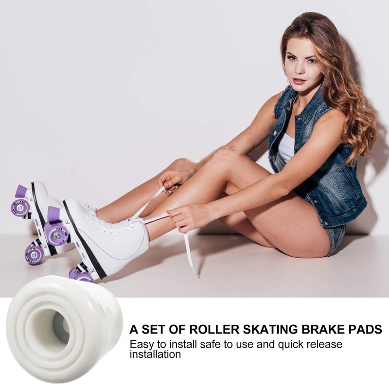 Garneck 2 Pieces Roller Skate Toe Stopper Roller Skate Stopper