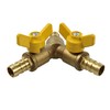bociloy 3 Way Shut Off Ball Valve 3/8" (11.5mm) Hose