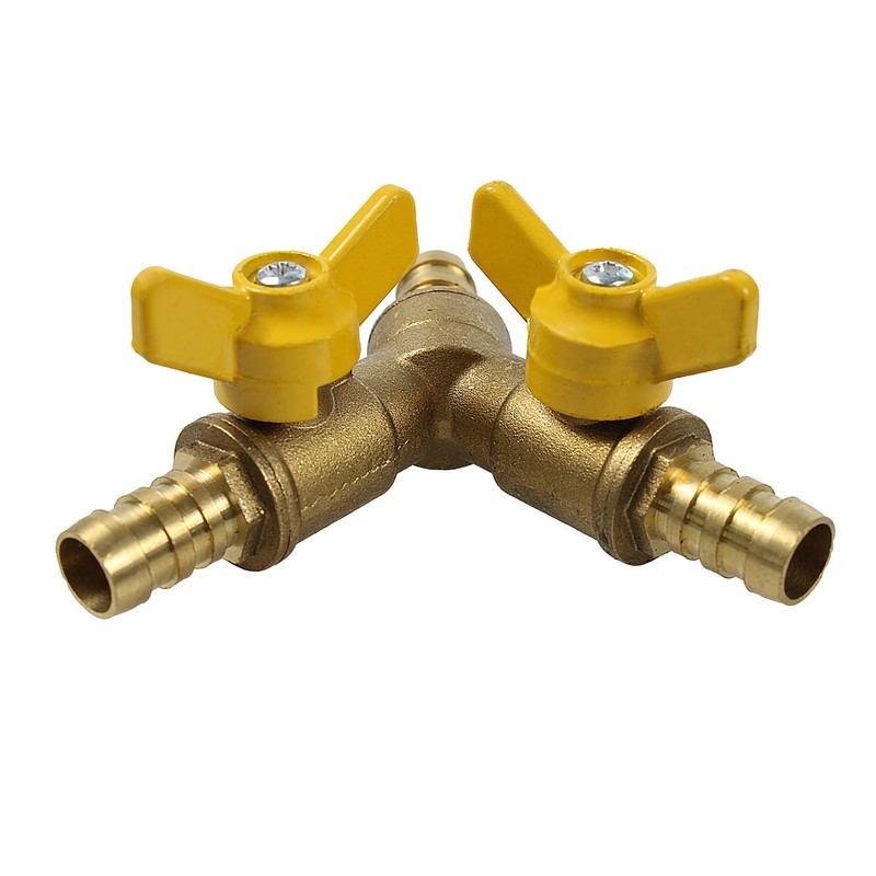 bociloy 3 Way Shut Off Ball Valve 3/8" (11.5mm) Hose