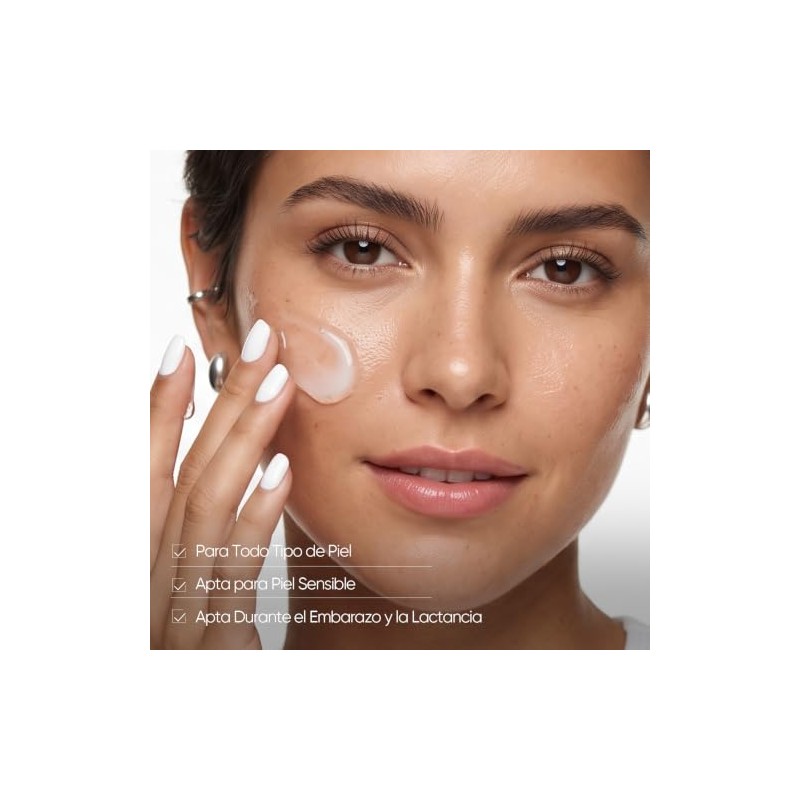 SKINTIFIC Ectoin Crema Hidratante en Gel para Piel Sensible, 30g,